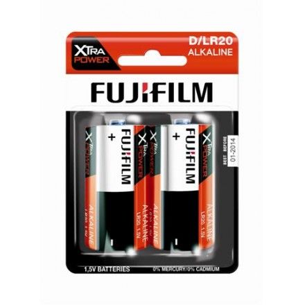 Pilhas alcalinas Fujifilm XTRA POWER D/LR20 BL2