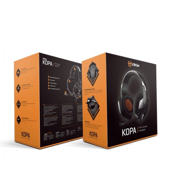 Auscultadores NOX Krom Kopa Stereo PC / PS4 Gaming - NXKROMKPSTNXKROMKPST