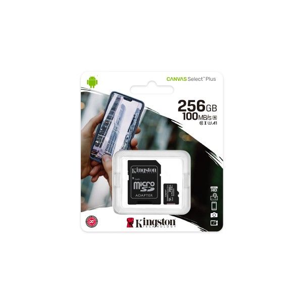 Carto de Memria Micro SD 256GB KINGSTON
