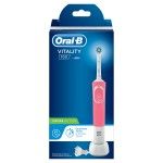 Escova de Dentes Elétrica Oral B Vitality Cross Action Rosa