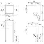 Frigorfico Smeg FAB28RPB5