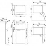 Frigor�fico Smeg FAB50RCRB5