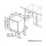 Mquina de lavar loia de encastre Bosch SMV4HAX48E