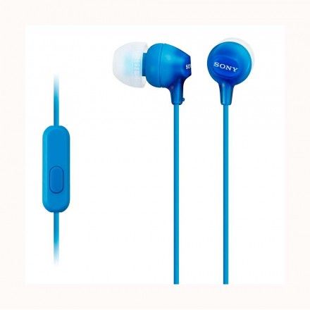 Auriculares com fio Sony MDR-EX15AP (Azul)