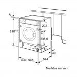 Máquina de Lavar Roupa Encastre Bosch WIW28301ES