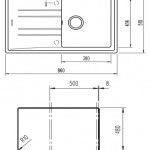 Lava-loia TEKA Stone 50 B-TG 1B 1D