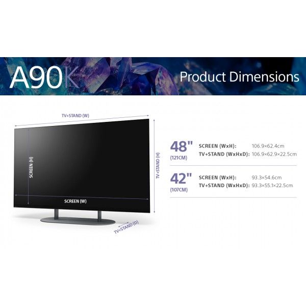 TV OLED 4K Sony XR48A90KAEP