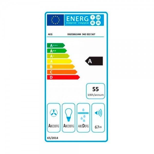 Exaustor de Encastre AEG DGE5861HM