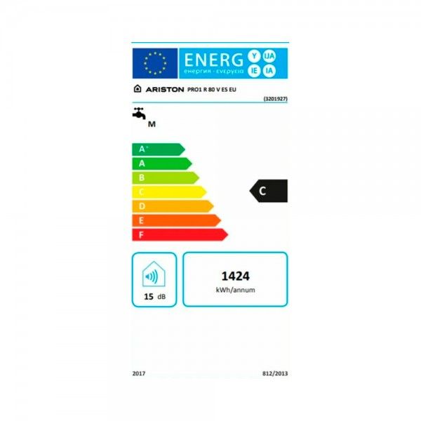 Termoacumulador ARISTON PRO1 R 80 V EU