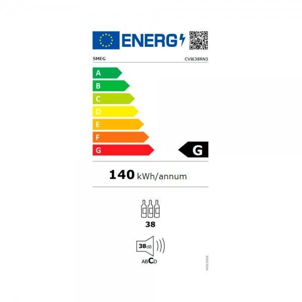 Cave de Vinho SMEG CVI638RN3 Cave de Vinho SMEG CVI638RN3