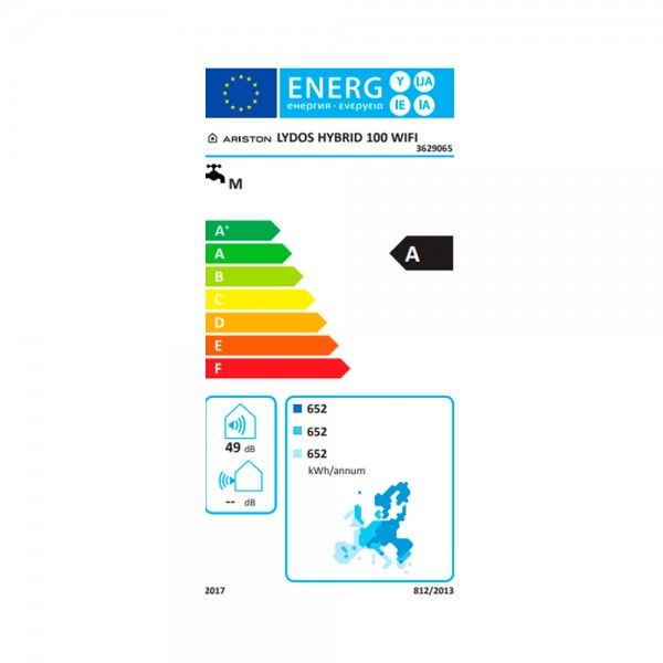 Termoacumulador Hibrido ARISTON LYDOS WIFI 100 3629065