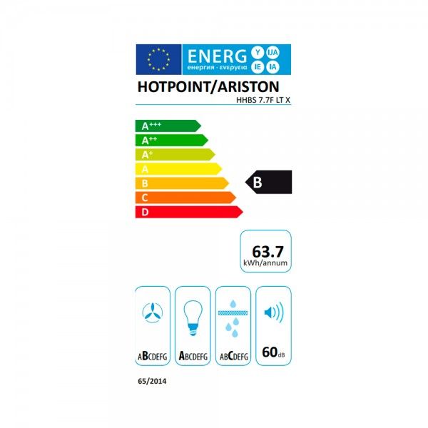 Exaustor Hotpoint HHBS 7.7F LT X