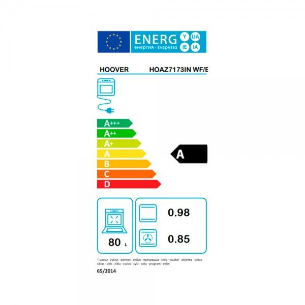 Forno HOOVER HOAZ7173IN WF/E