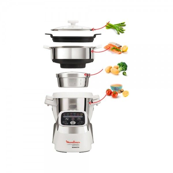 Rob de Cozinha Moulinex Cuisine Companion HF800BXF
