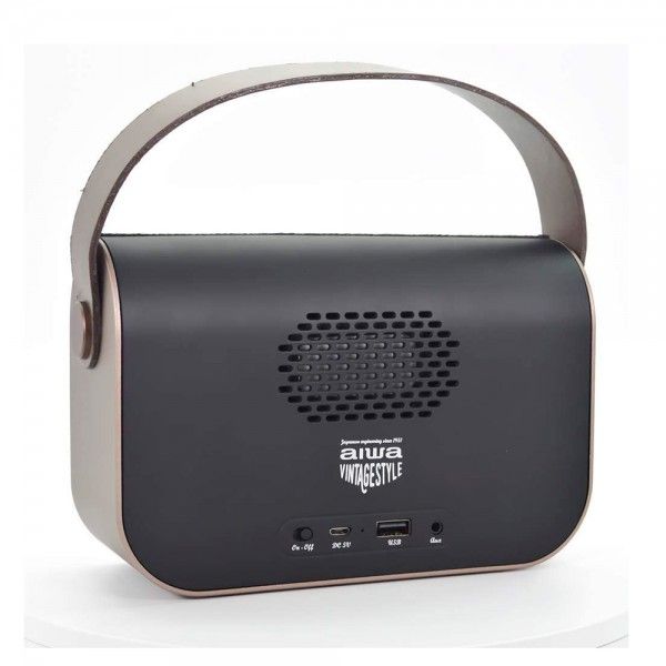 Coluna e Rdio Porttil Bluetooth AIWA RBTU-600