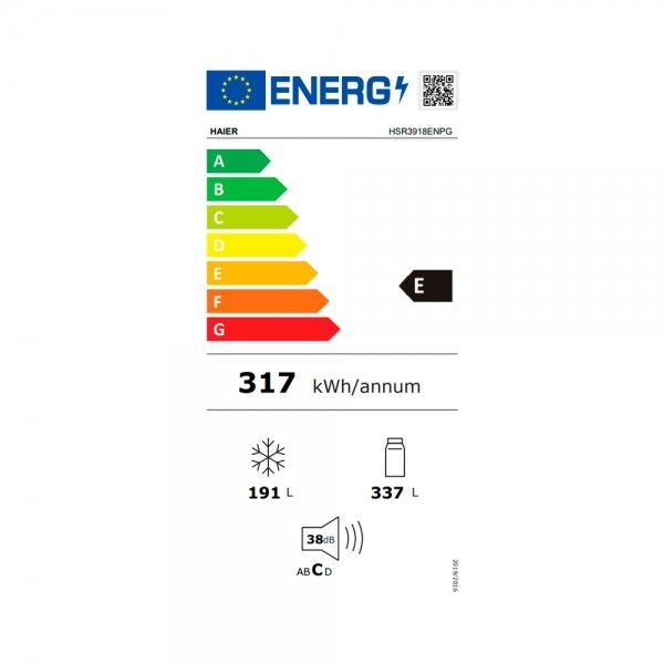 Frigorfico Americano HAIER HSR3918ENPG