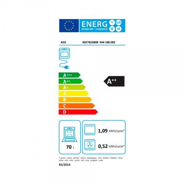 Forno a Vapor AEG BSE782380B