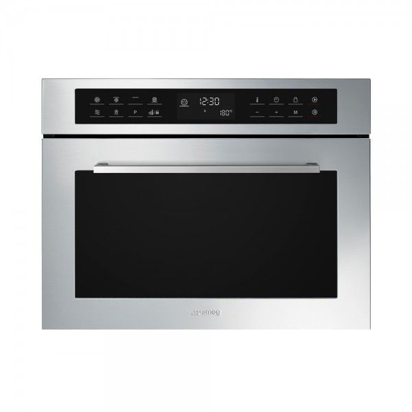 Forno com Micro-ondas de Encastre SMEG SF4400MCX1