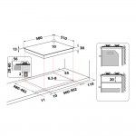 Placa a gs Hotpoint PPH 60G DF/IX