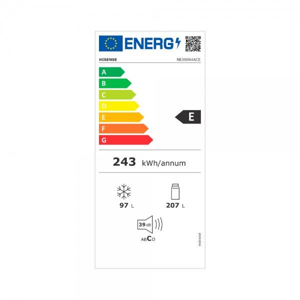Frigorfico Combinado HISENSE RB390N4ACE