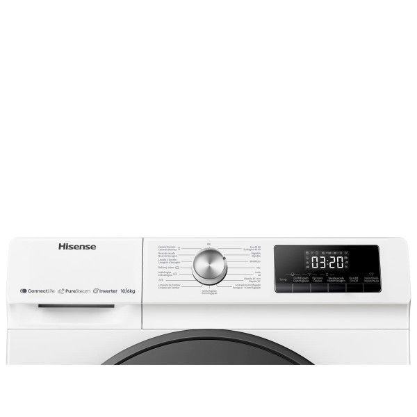 Máquina de lavar e secar roupa HISENSE WDQA1014EVJMW