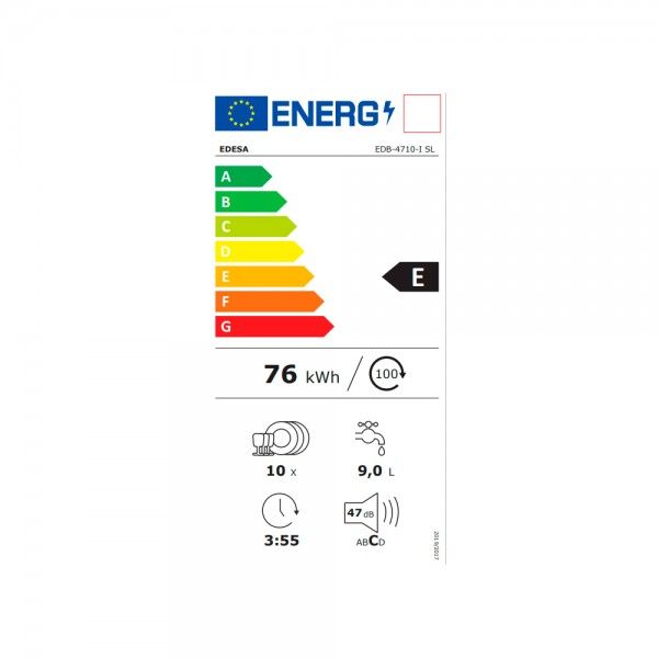 Mquina de Lavar Loia de encastre EDESA EDB-4710-I SL
