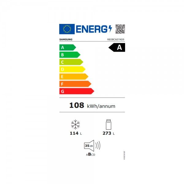 Frigorfico Combinado SAMSUNG RB38C607AS9/EF