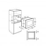 Micro-ondas de encastre Zanussi ZMBN4SX