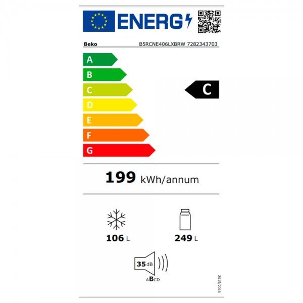 Frigorfico Combinado BEKO B5RCNE406LXBRW