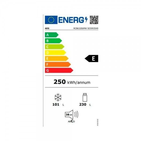 Frigorfico Combinado AEG RCB632E6MW