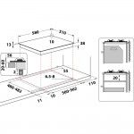 Placa a gs Indesit THP 642 IX/I