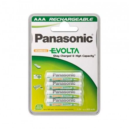 Pilha Wentronic AAA 800mAh NiMH 4-BL EVOLTA Panasonic