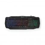Teclado Gaming com Fios Nedis GKBD100BKUS