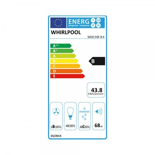 Exaustor WHIRLPOOL WDO 93F B K