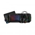 Conjunto Gaming Teclado, Rato, Headset e Tapete 1Life All 4 One