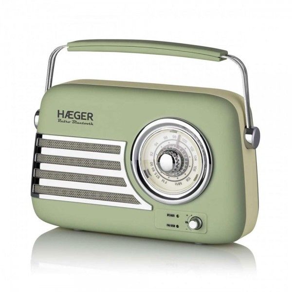 Rdio FM Vintage HAEGER Retro RBGRE001A