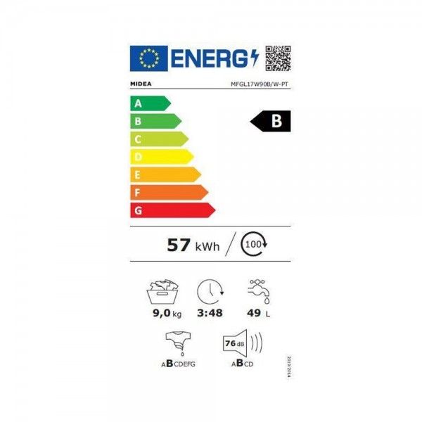 Mquina de Lavar Roupa MIDEA MFGL17W90B/W-PT