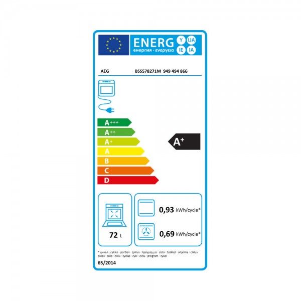 Forno a Vapor de Encastre AEG BSS578271M