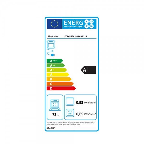 Forno de Encastre ELECTROLUX EOF4P56X Forno de Encastre ELECTROLUX EOF4P56X