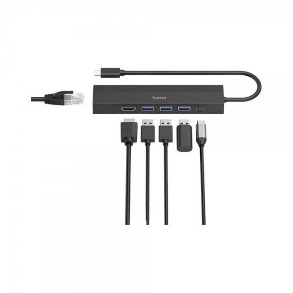 Adaptador Multiporta USB-C HAMA 00200144