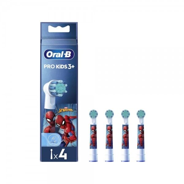 Recargas ORAL B Kids Spiderman - 4 Unidades