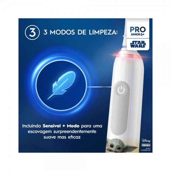 Escova Dentes Eltrica ORAL B Pro Junior Star Wars