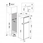 Frigorífico de Encastre HOTPOINT T 16 A2 D/HA Frigorífico de Encastre HOTPOINT T 16 A2 D/HA