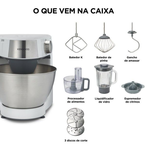 Robô de cozinha Kenwood KHC29.J0WH Robô de cozinha Kenwood KHC29.J0WH