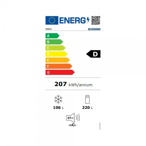 Frigorfico Combinado SMEG RC19XDNMD