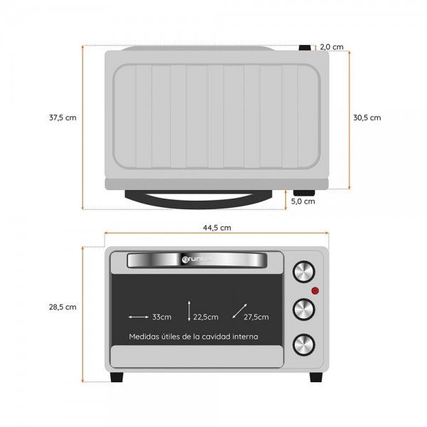 Mini-Forno GRUNKEL Hr23Ss