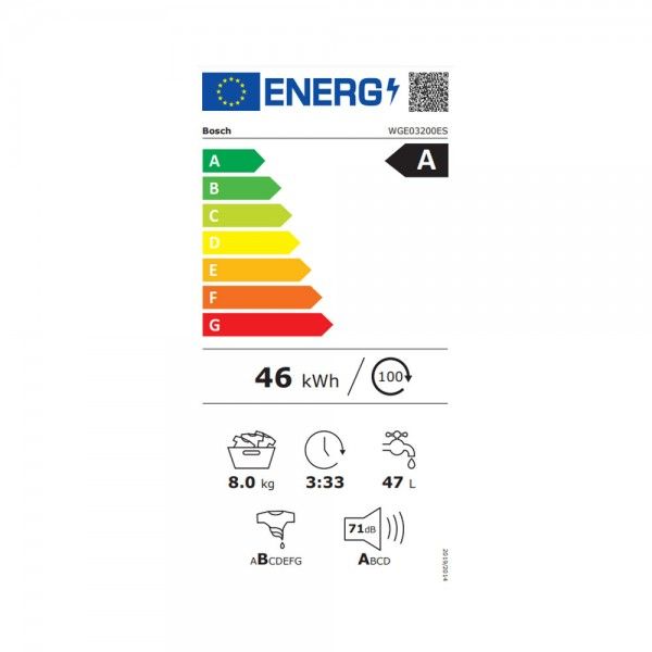 Mquina de Lavar Roupa BOSCH WGE03200ES