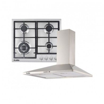 Conjunto Placa de Gs + Exaustor Chamin FLAMA 9903FL