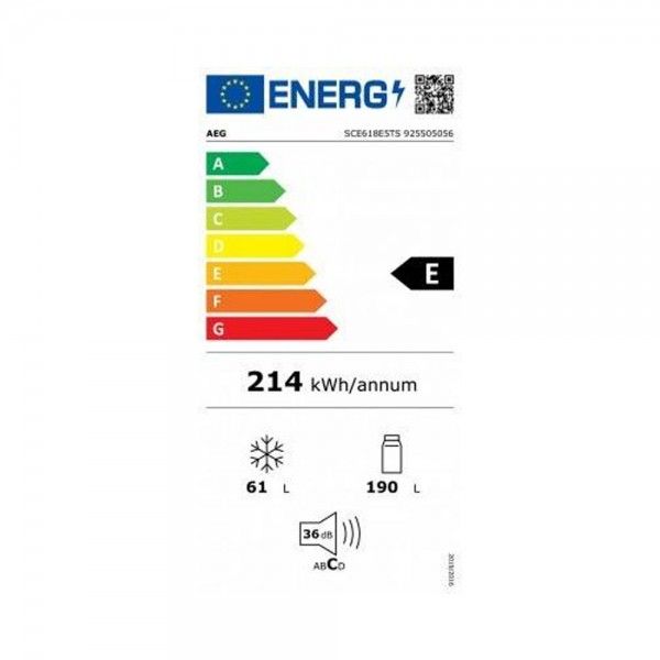 Frigorfico Combinado de Encastre AEG SCE618E5TS