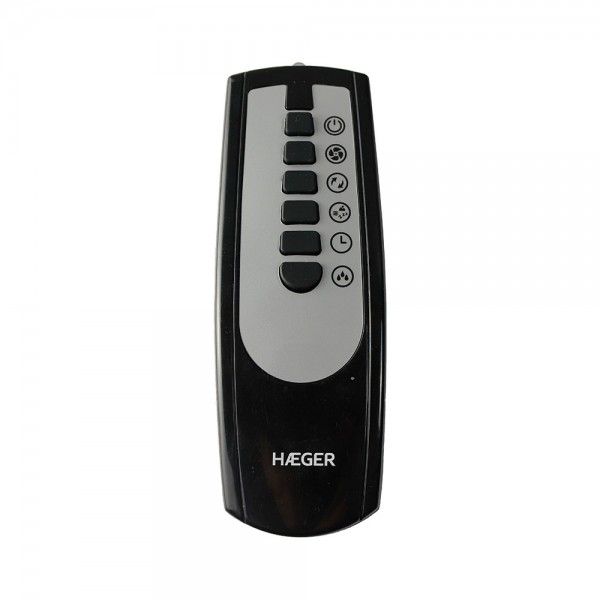 Ventoinha Digital com Humidificador HAEGER Black Mist II